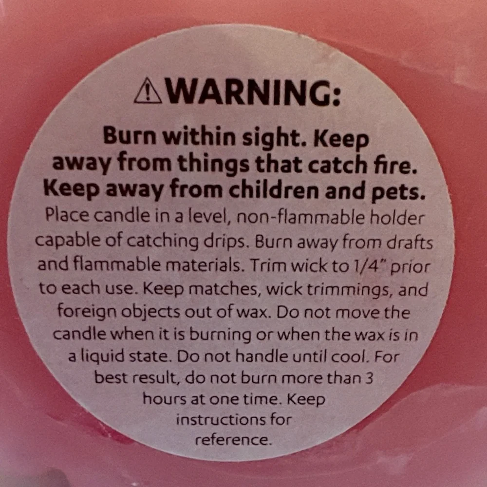 Pink Brain-Shaped Candle